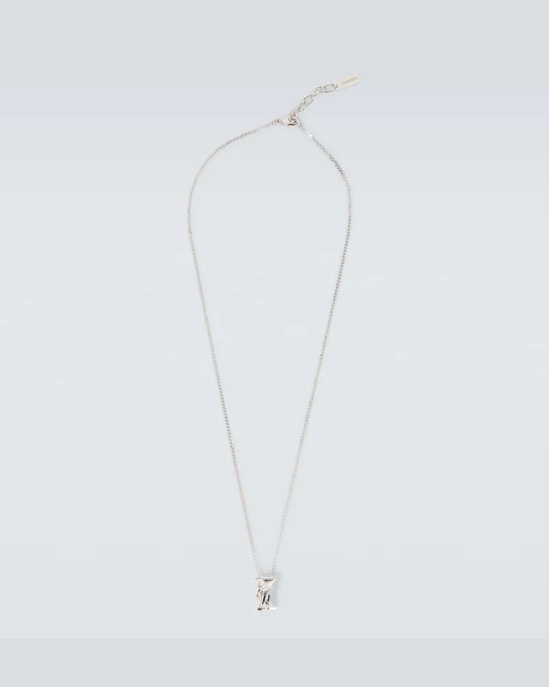 Saint Laurent Halskette Cassandre Silber
