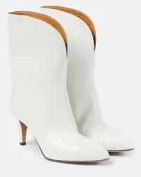 Isabel Marant Ankle Boots aus Leder Weiss