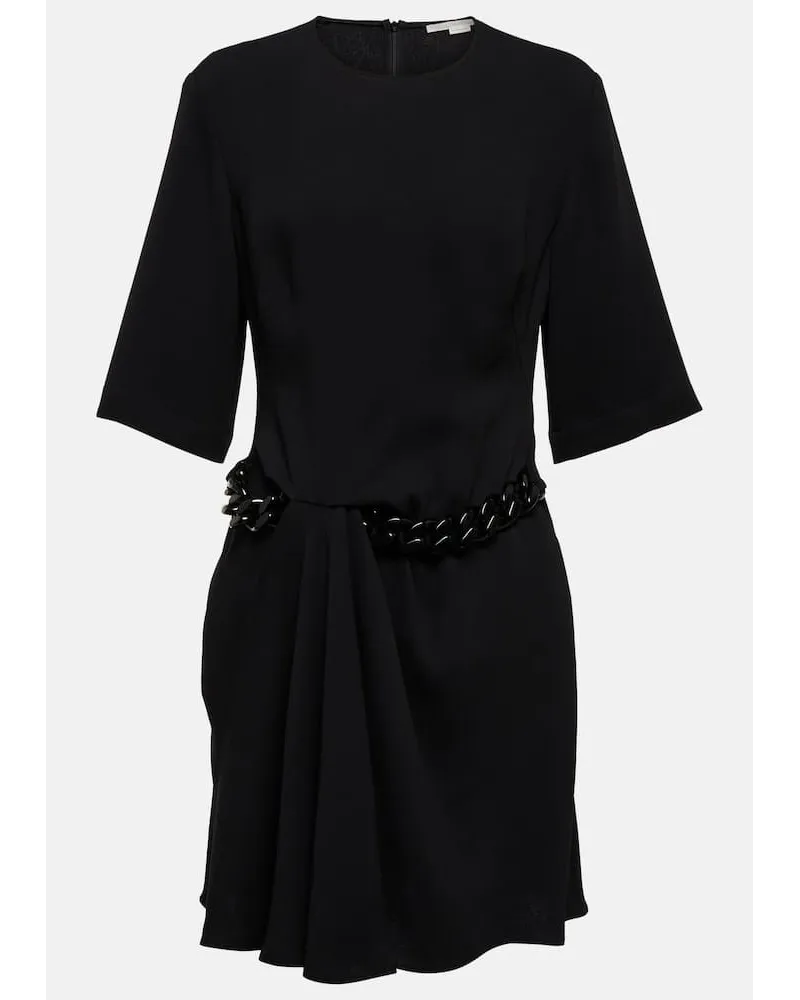 Stella McCartney Verziertes Minikleid Schwarz