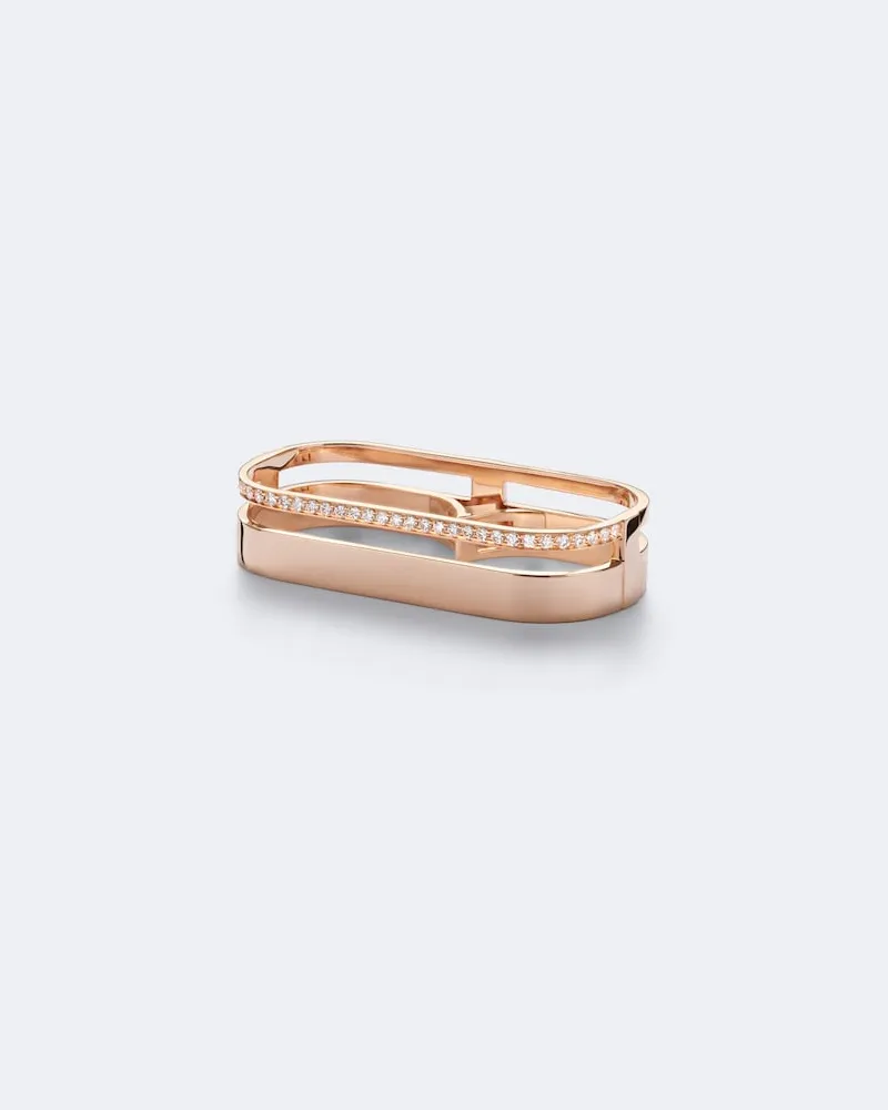 Repossi Ring Berbere aus 18kt Roségold mit Diamanten Gold