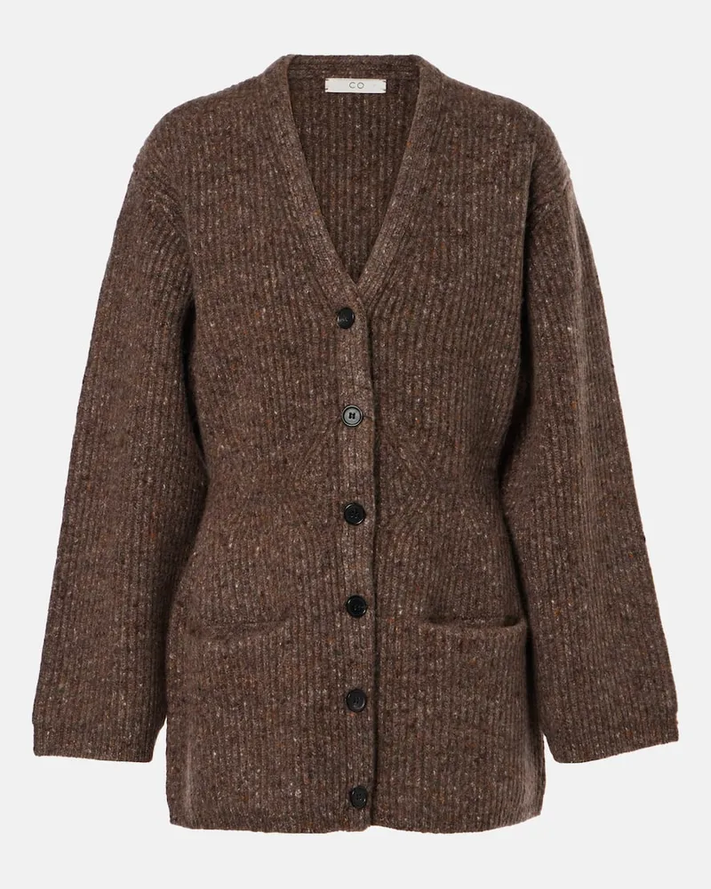 Co Cardigan aus Tweed Braun