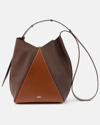 Max Mara Bucket-Bag MMBucket Small aus Leder Braun