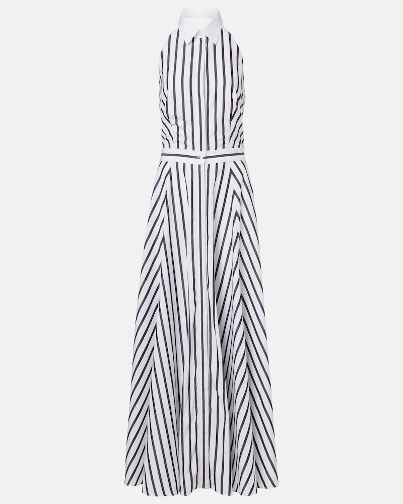 Ralph Lauren Hemdblusenkleid Eldred aus Baumwolle Weiß