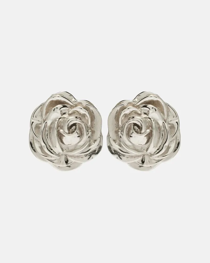 Magda Butrym Ohrringe Rose Silber