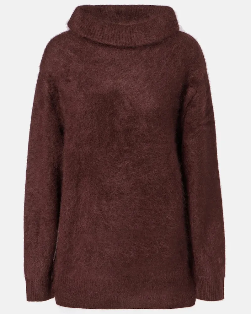 Dorothee Schumacher Pullover Fluffy Statement Braun