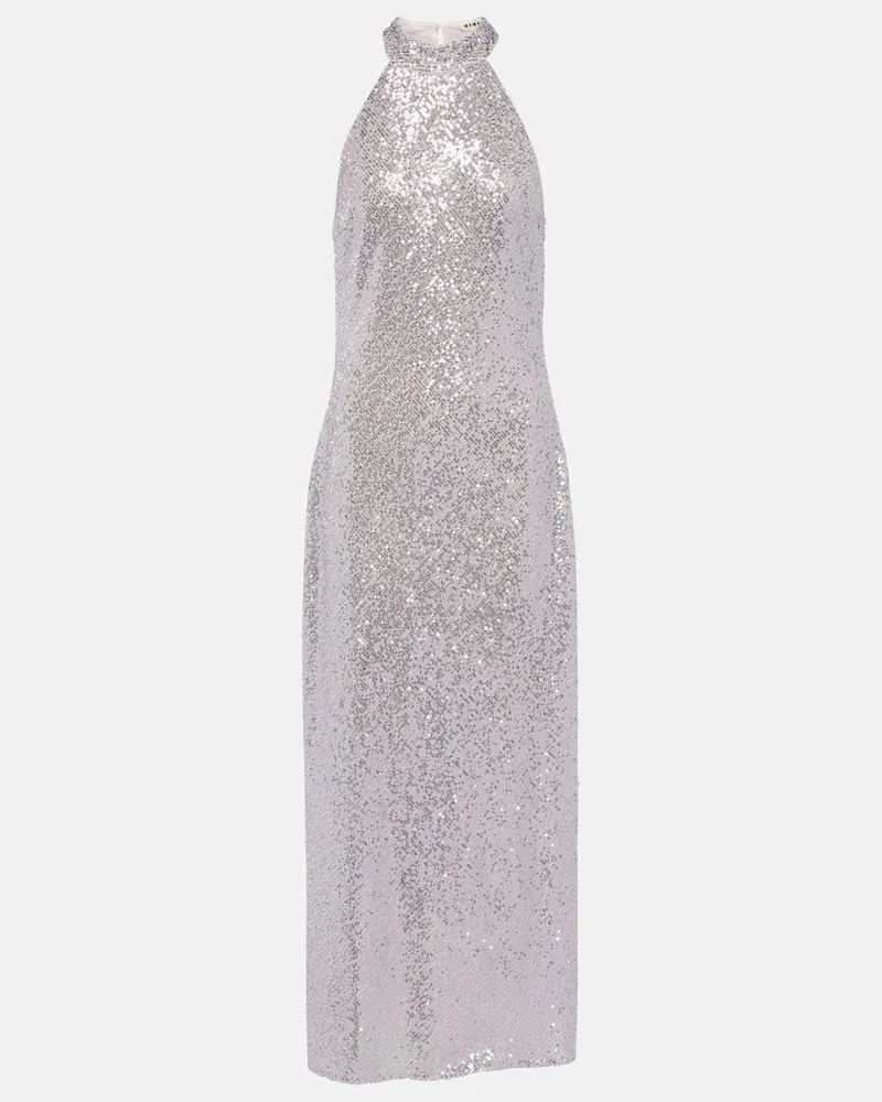 RIXO Maxikleid Zuri mit Pailletten Violett