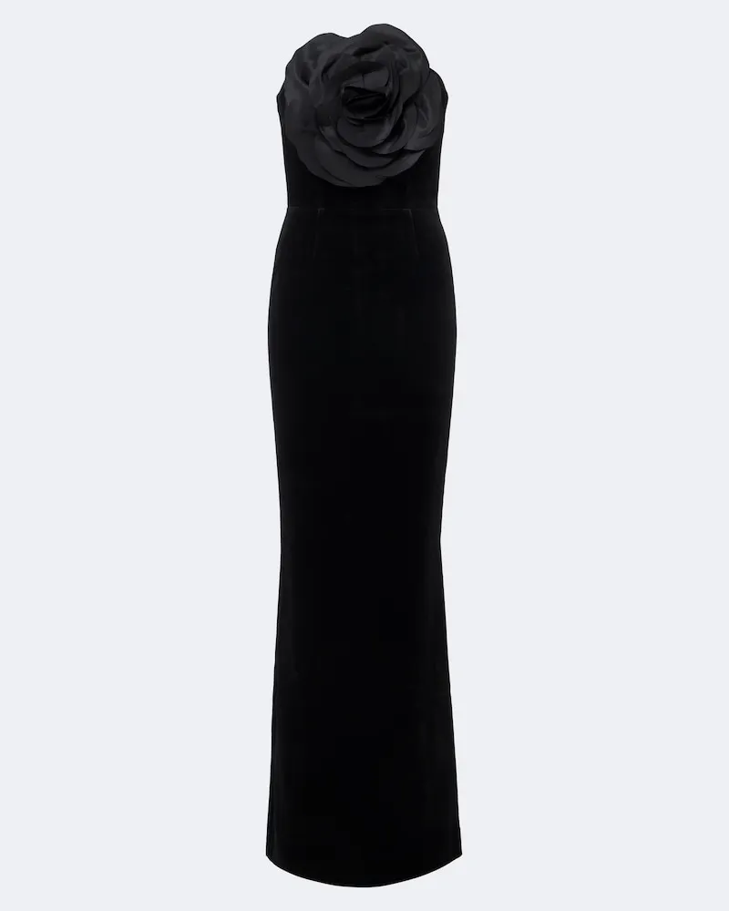 Rebecca Vallance Verzierte Robe Lois Schwarz