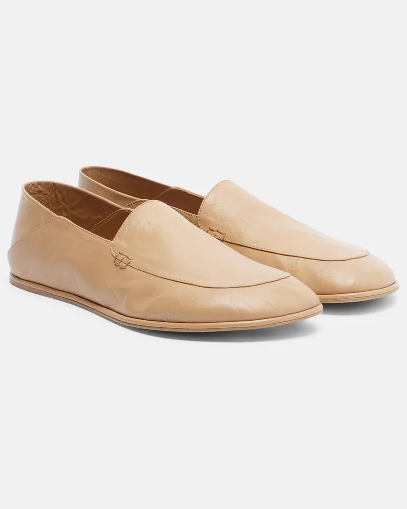 Calvin Klein Loafers Vela aus Leder Beige