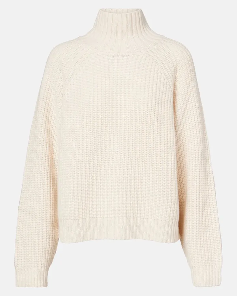 Jardin des Orangers Pullover aus Wolle und Kaschmir Weiß