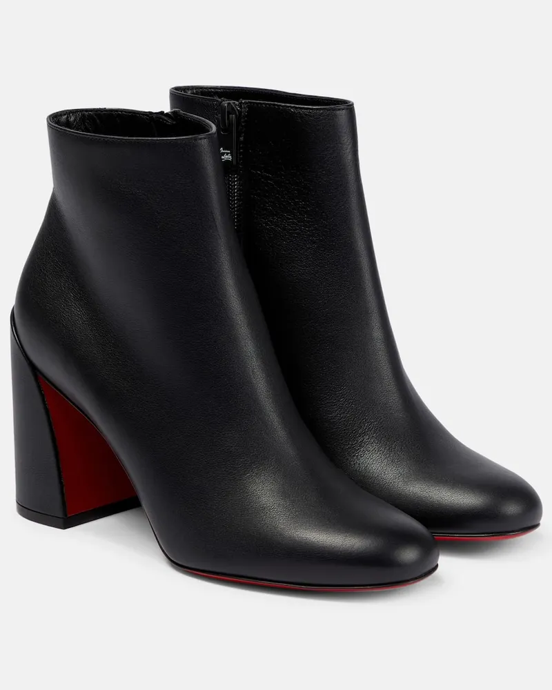 Christian Louboutin Ankle Boots aus Leder Schwarz