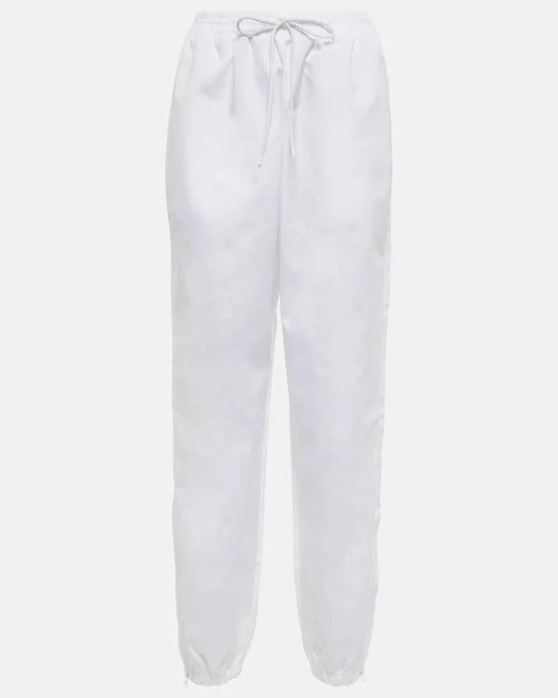 WARDROBE.NYC Jogginghose Spray Weiß