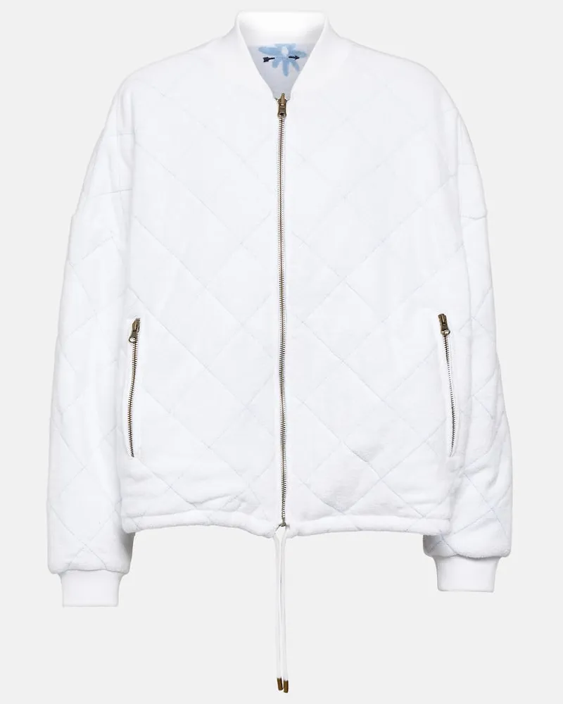 The Upside Wendbare Bomberjacke Rani aus Baumwolle Weiß