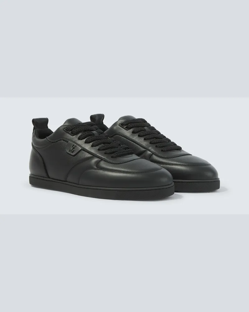 Christian Louboutin Sneakers Sk Vi aus Leder Schwarz