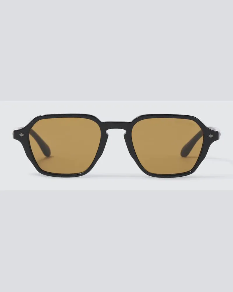 Giorgio Armani Eckige Sonnenbrille Braun