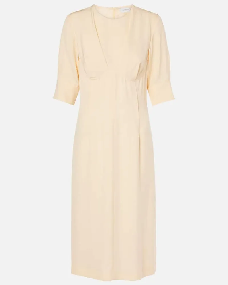 SPORTMAX Midikleid Sele Weiß