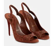 Nudes Slingback-Sandalen Degrachick aus Veloursleder