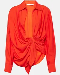 Jacquemus Hemd La Chemise Bahia Orange