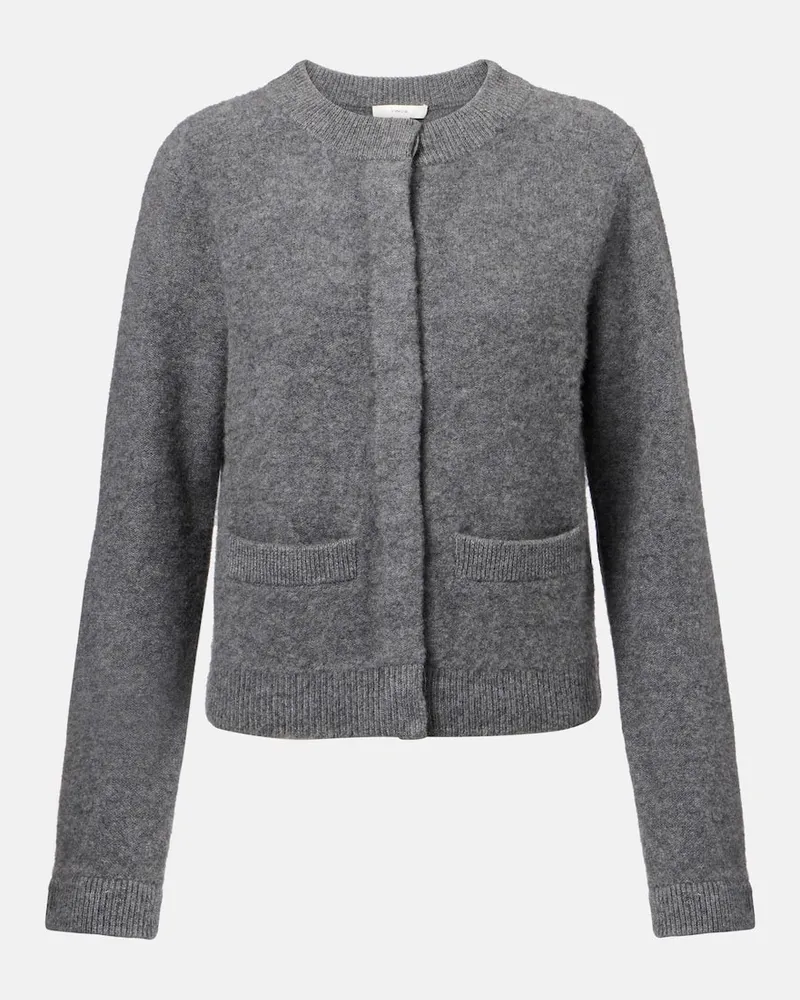 Vince Cardigan aus Wolle Grau