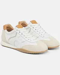 Hogan Sneakers Olympia-Z aus Leder Weiss