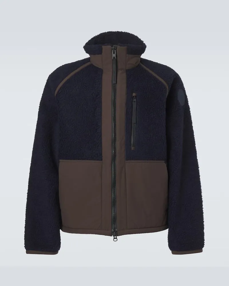 Canada Goose Jacke Westport aus Fleece Blau