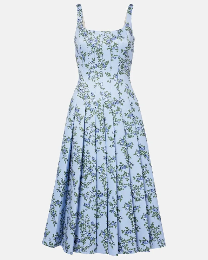 EMILIA WICKSTEAD Midikleid Adele Blau