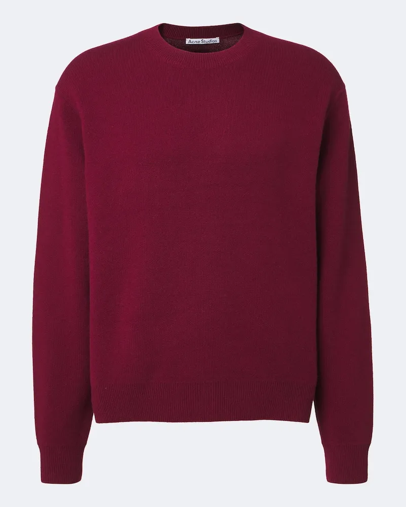 Acne Studios Pullover aus einem Kaschmirgemisch Rot