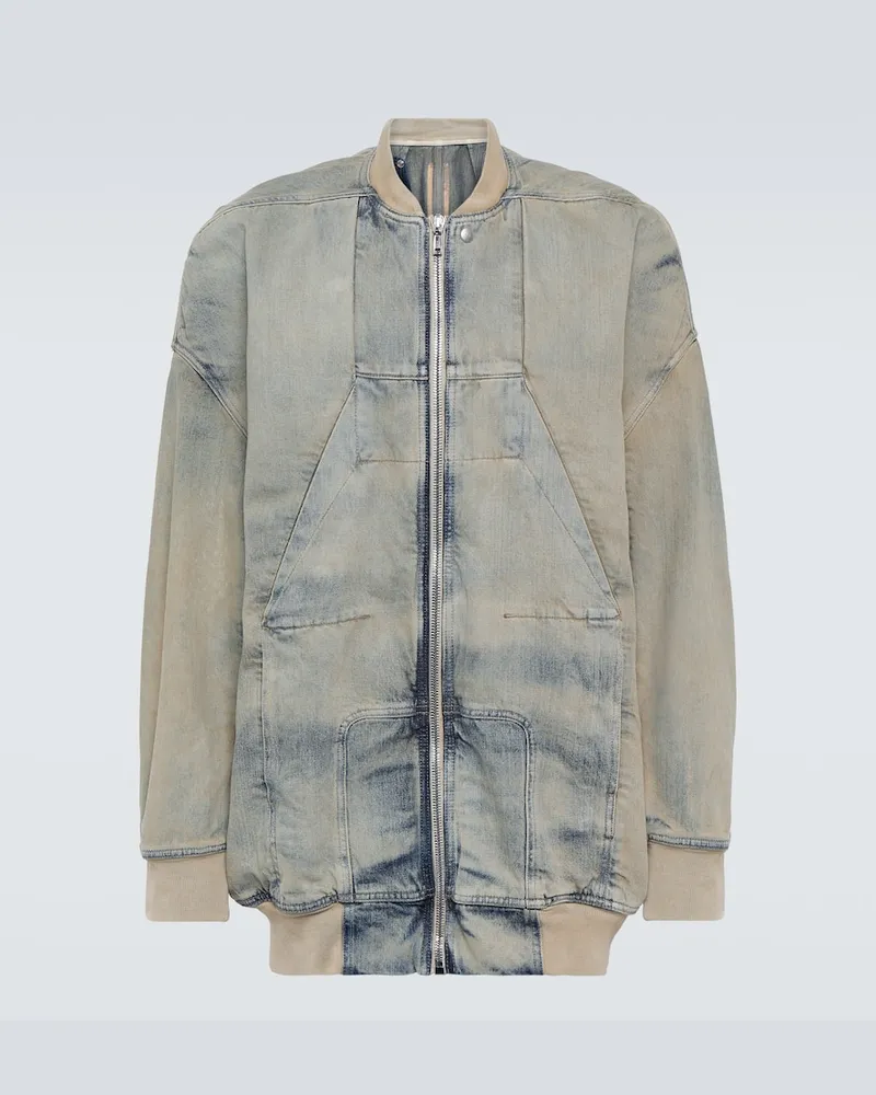 Rick Owens Jacke Sphinx Jumbo aus Denim Blau