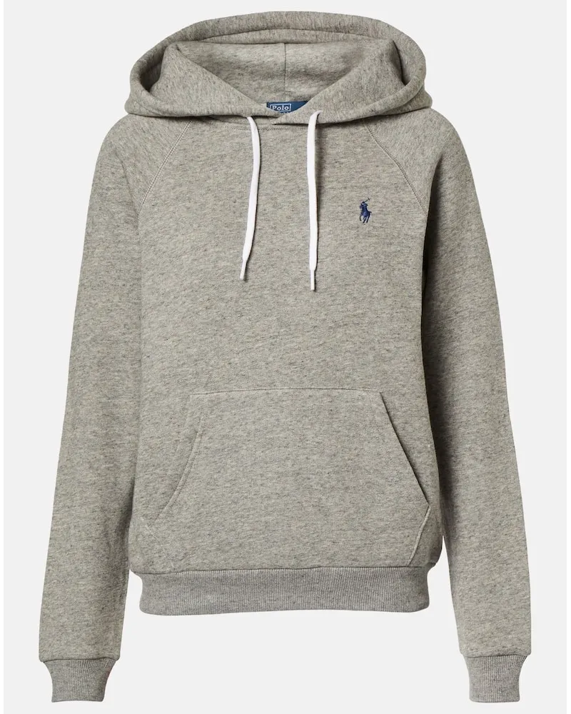 Ralph Lauren Hoodie aus Jersey Grau