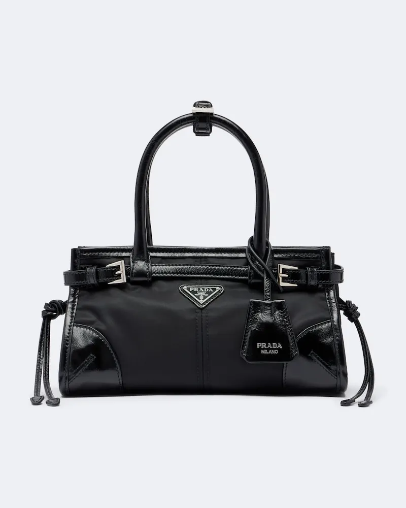 Prada Henkeltasche Prada Bonnie Small aus Re-Nylon Schwarz