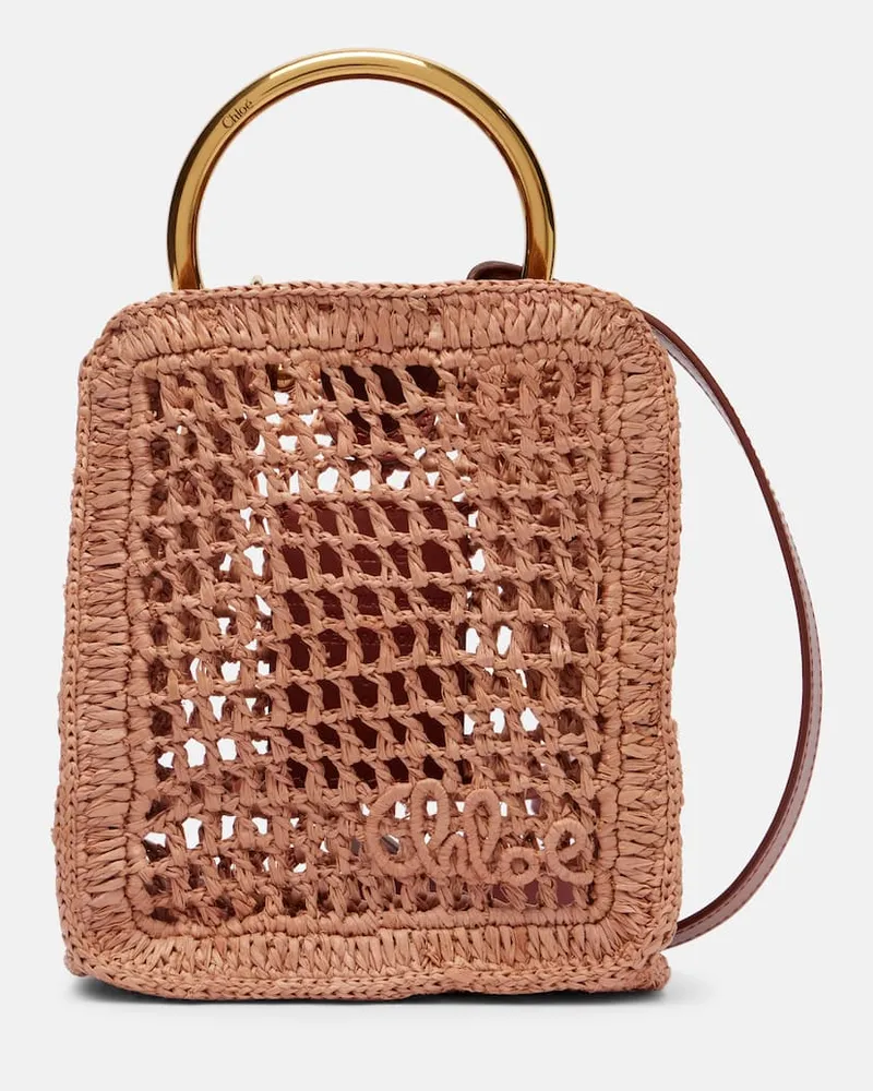 Chloé Chloé Schultertasche Summer Banana Mini Pink