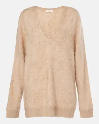 Dorothee Schumacher Pullover Fluffy Luxury aus Kaschmir Braun