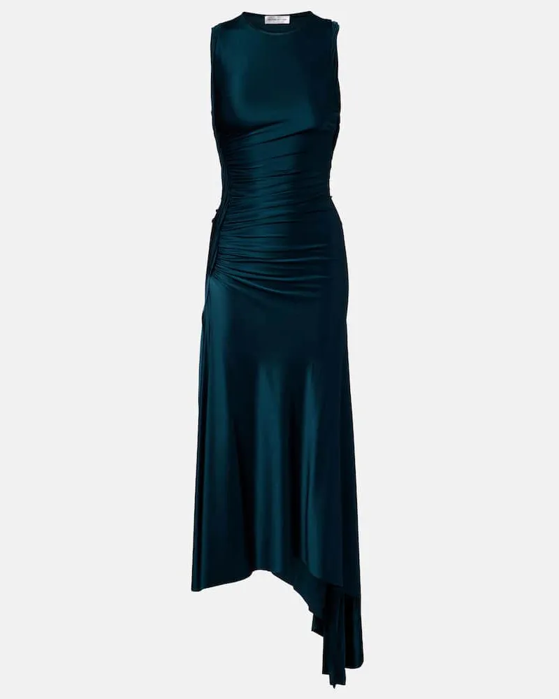 Victoria Beckham Midikleid aus Jersey Grün
