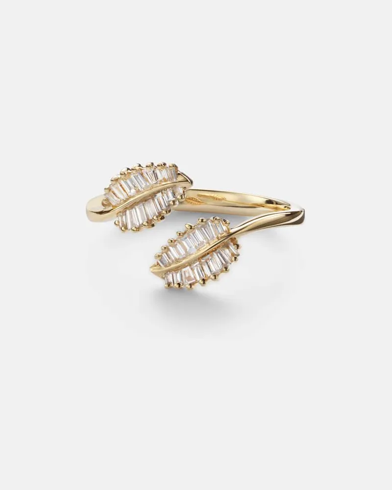 ANITA KO Ring Small aus 18kt Gelbgold mit Diamanten Gold