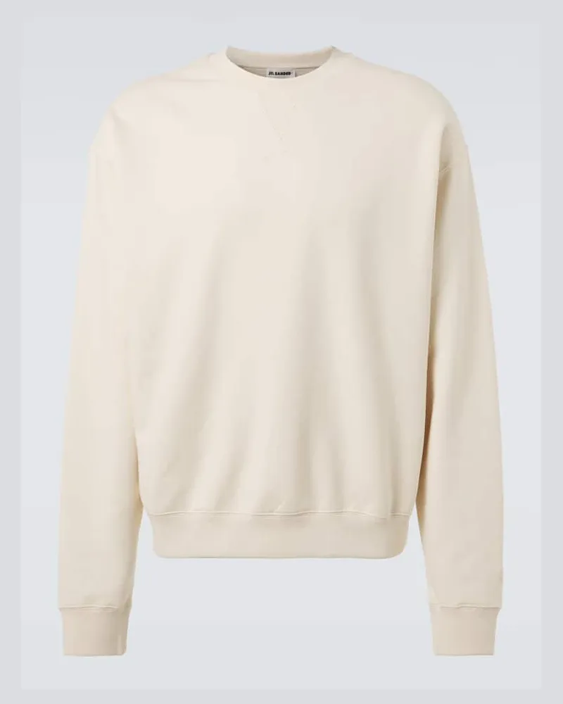 Jil Sander Sweatshirt aus Baumwolle Nude