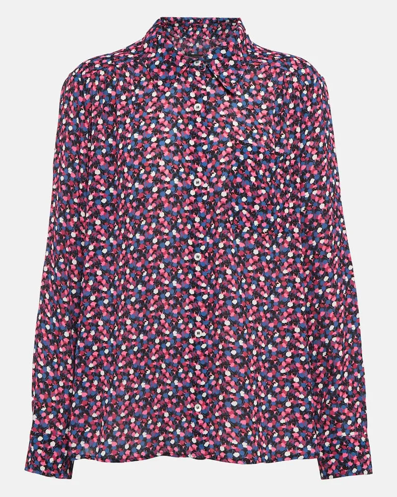 A.P.C. Bedrucktes Hemd Capucine Multicolor