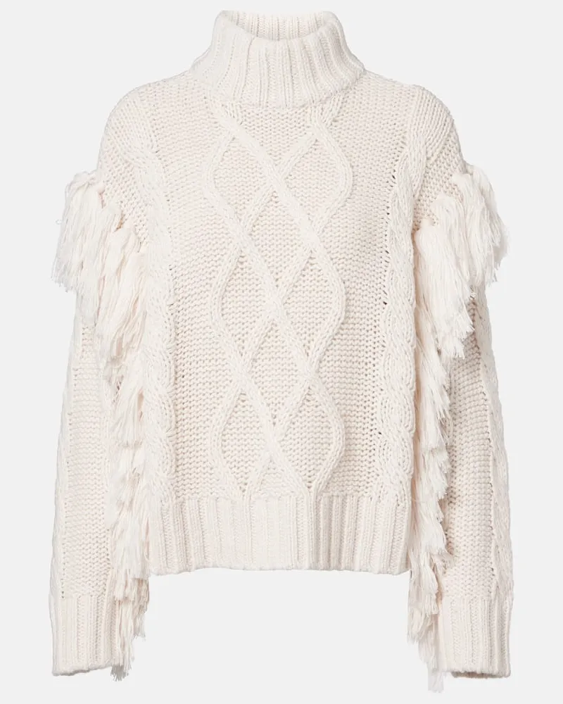 GOLDBERGH Pullover aus einem Wollgemisch Beige