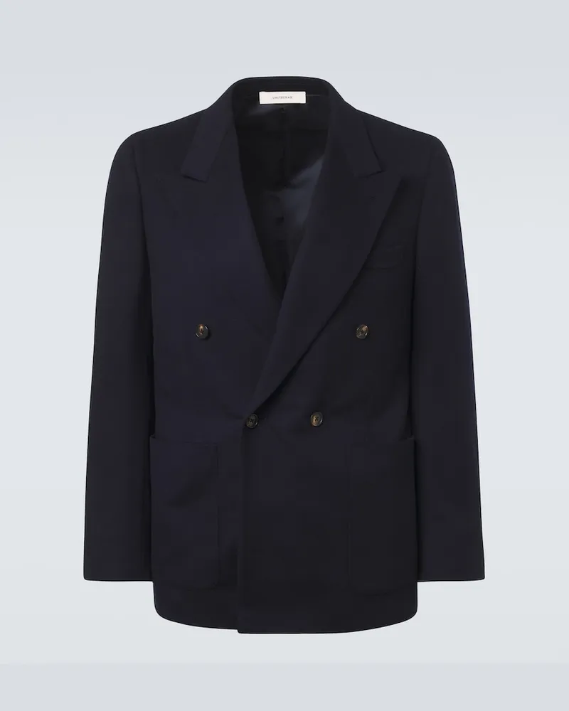 Umit Benan Blazer Williams aus Kaschmir Blau