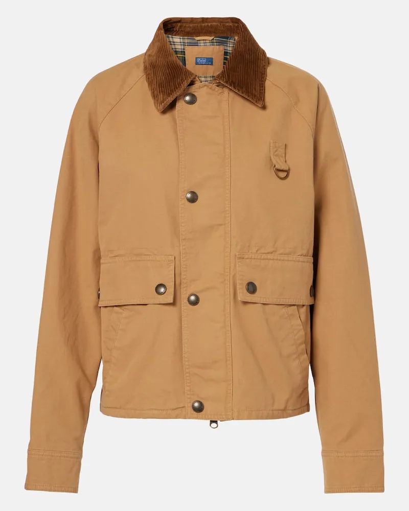 Ralph Lauren Feldjacke aus Baumwolle Braun