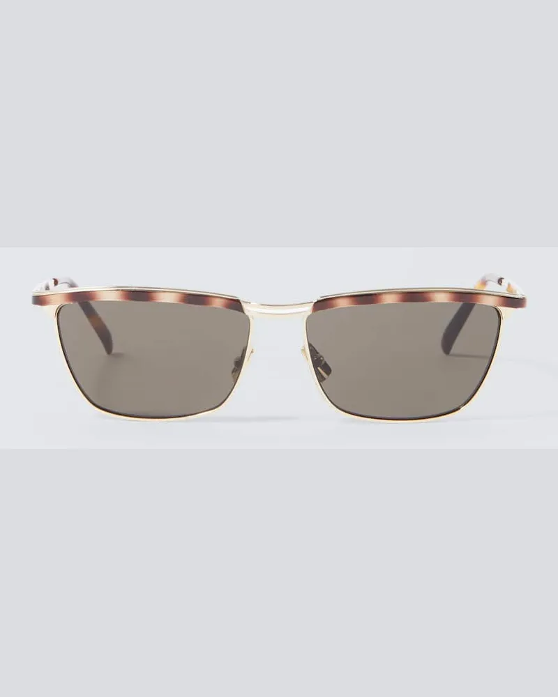 Saint Laurent Eckige Sonnenbrille SL 795 Joe Gold