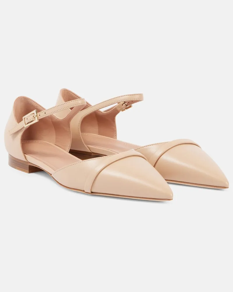 Malone Souliers Ballerinas Ulla aus Leder Neutral
