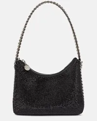 Stella McCartney Verzierte Schultertasche Falabella Mini Schwarz