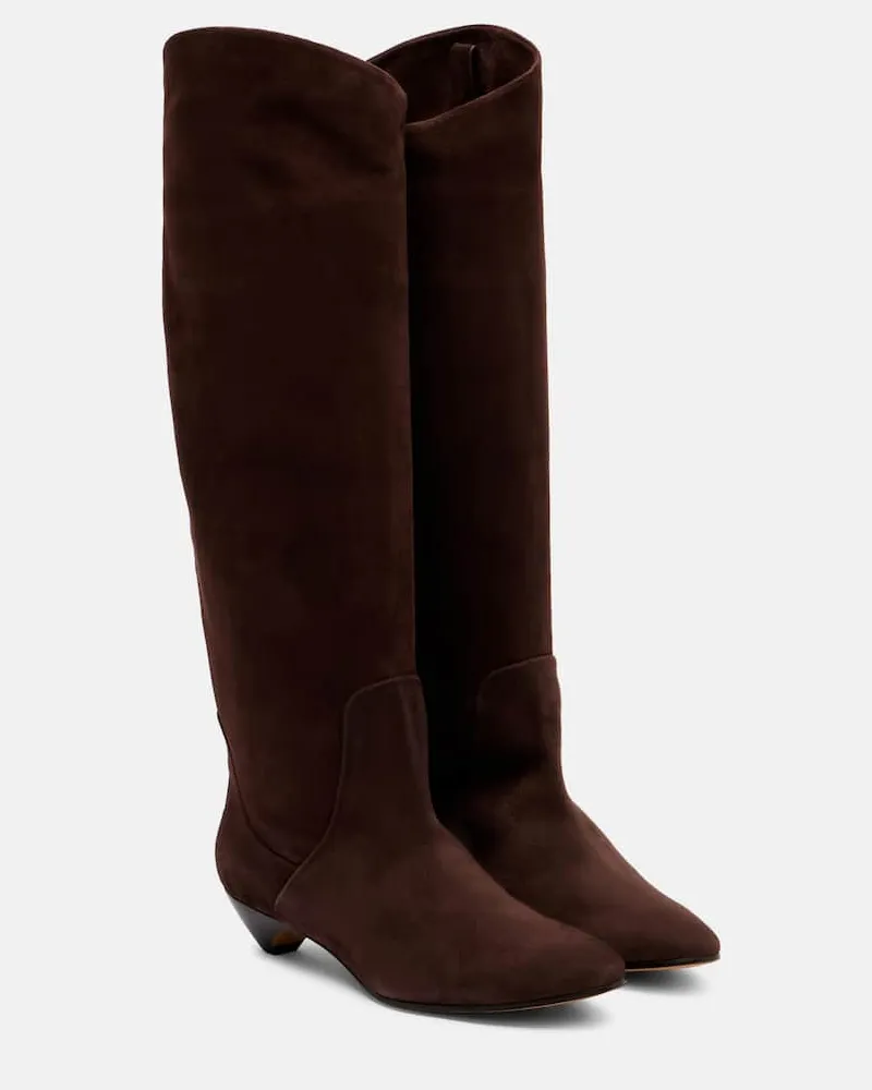 Le Monde Béryl Le Monde Béryl Stiefel Allegra aus Veloursleder Braun