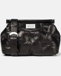 Maison Margiela Schultertasche Glam Slam Medium aus Leder Schwarz