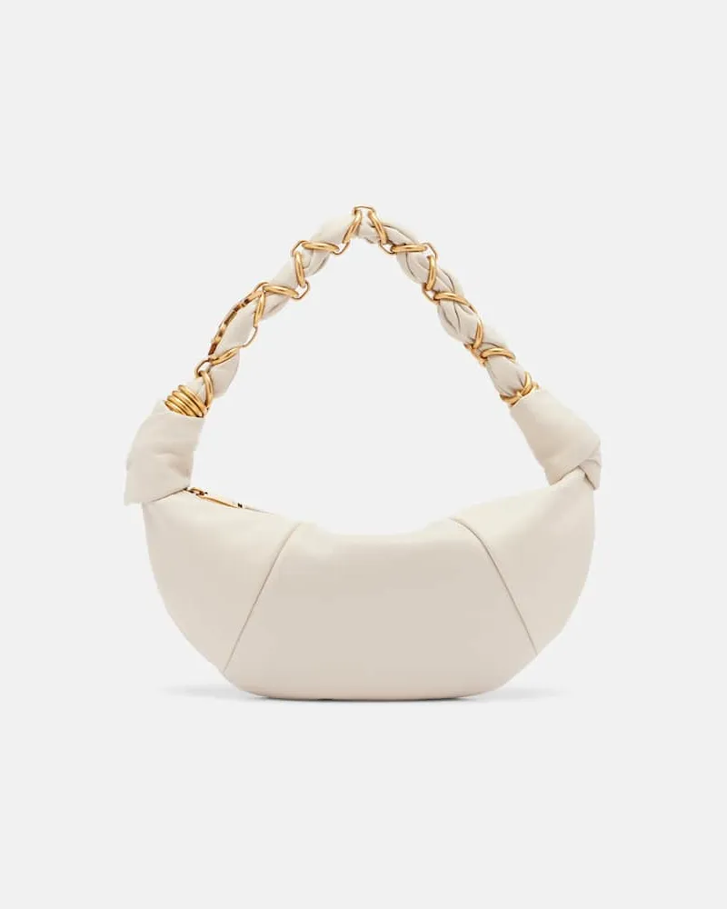 Saint Laurent Henkeltasche Amalia Mini aus Leder Weiß