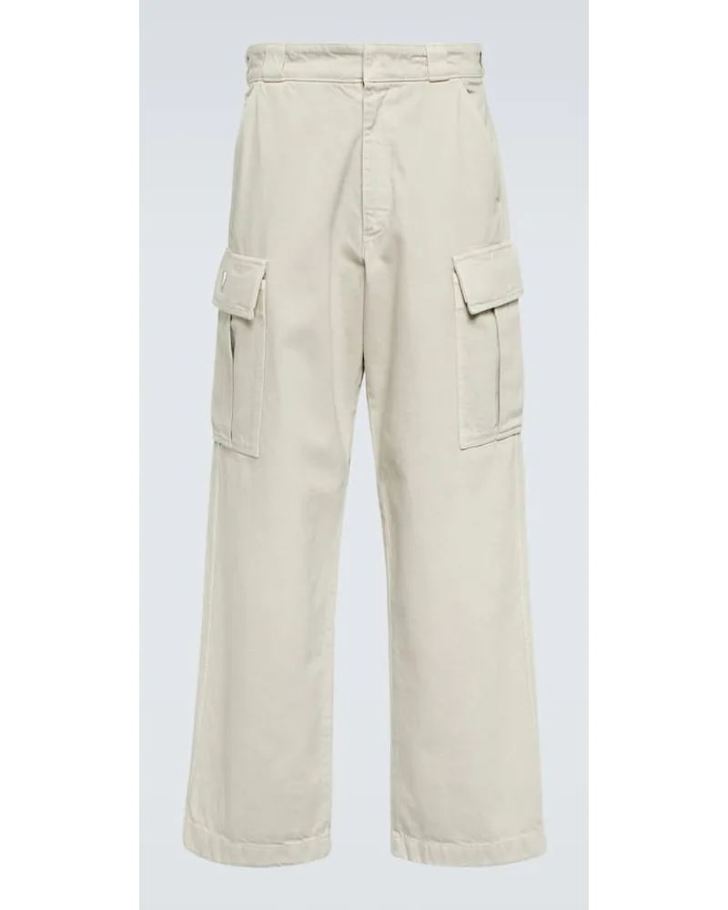 Prada Cargohose aus Baumwolle Beige