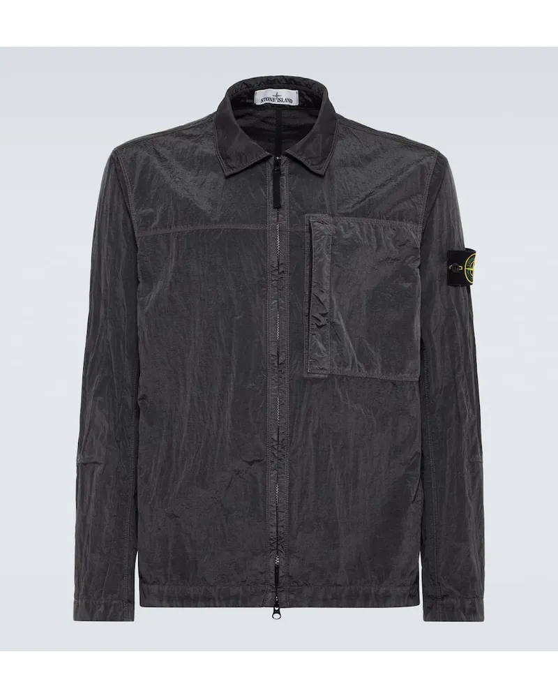 Stone Island Hemdjacke Compass Grau