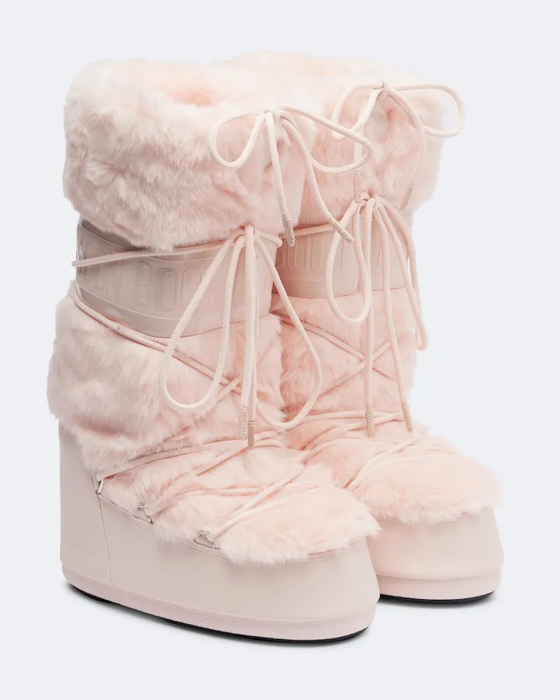 Moon Boot Schneestiefel Icon Rosa
