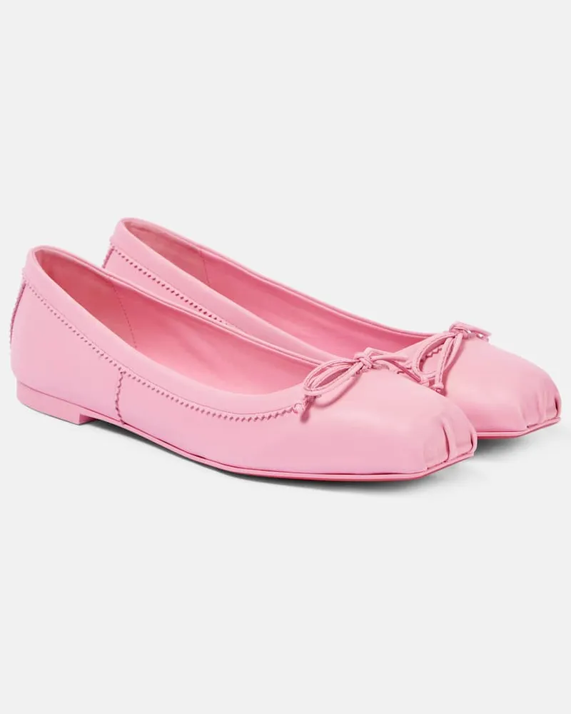 Christian Louboutin Ballerinas Mamadrague aus Leder Rosa
