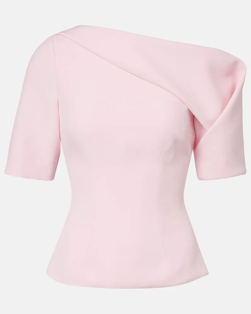 Safiyaa Top Marley aus Crêpe Rosa