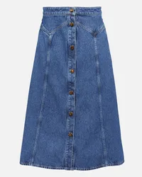 Chloé Chloe Jeansrock Blau